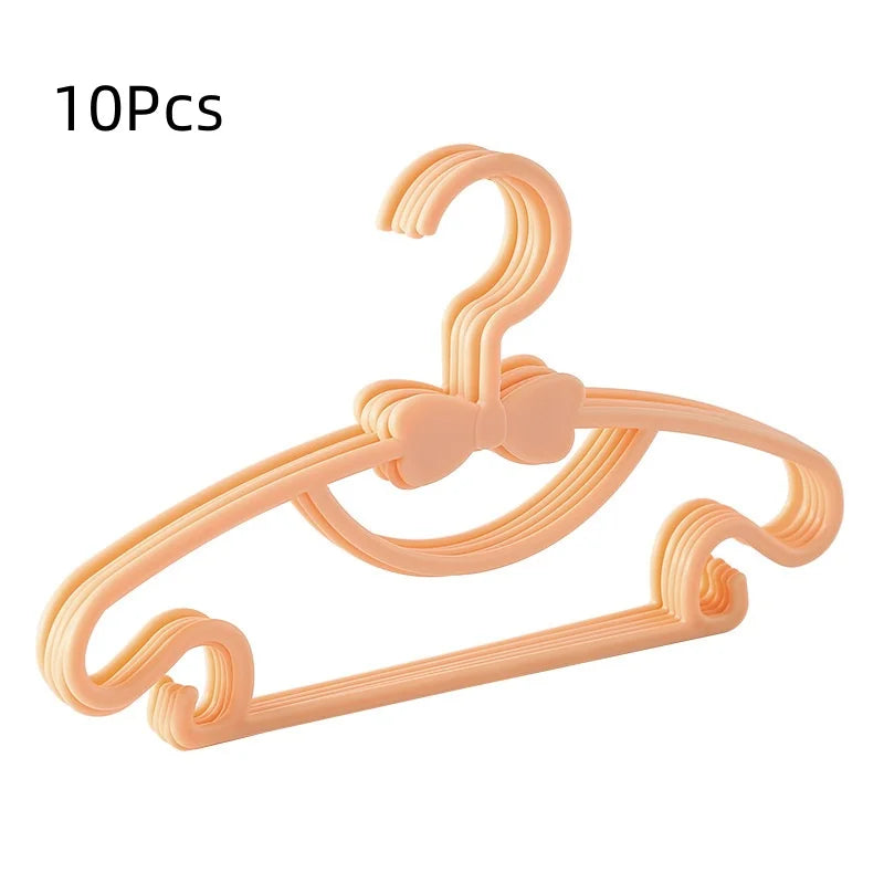 10Pcs Baby Hangers - Non-Slip Kids Baby Clothes Hangers for Infant Pants Perfect Organization for Stress-Free Moms