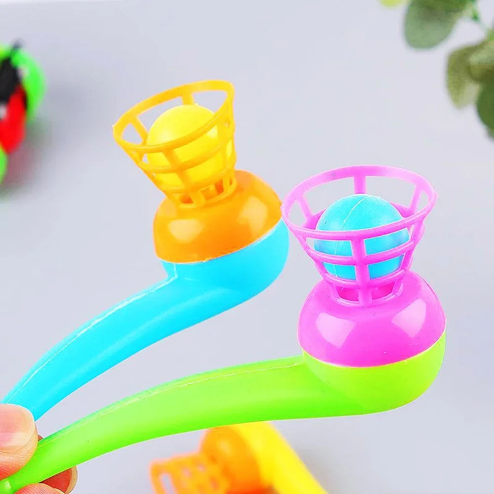 Magic Blowing Pipe Floating Ball Game – Fun Party Favors for Kids (12/30 Pcs) - SweetPeaShop