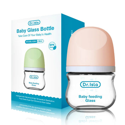 GentleFlow Glass Feeding Bottle - SweetPeaShop Exclusive - SweetPeaShop