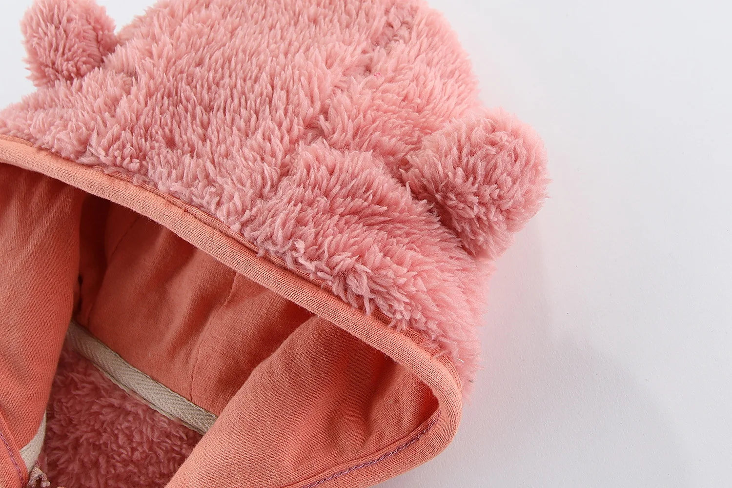 Baby Bear Ears Fleece Jacket - Winter Warmth Outerwear for Toddlers (0-2 Years) - SweetPeaShop