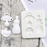 Baby Pacifier & Feeding Bottle Silicone Mold - Resin Tools for Cake Decorating and Sugarcraft - SweetPeaShop