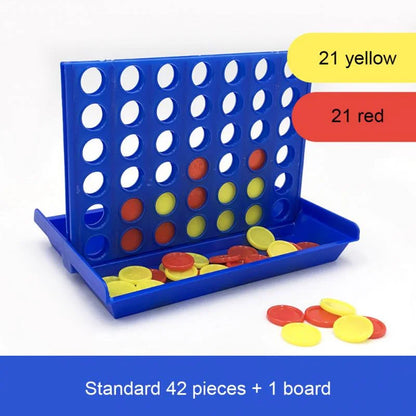 Foldable Connect 4 Board Game - Educational Puzzle Toy for Kids & Family Fun - SweetPeaShop