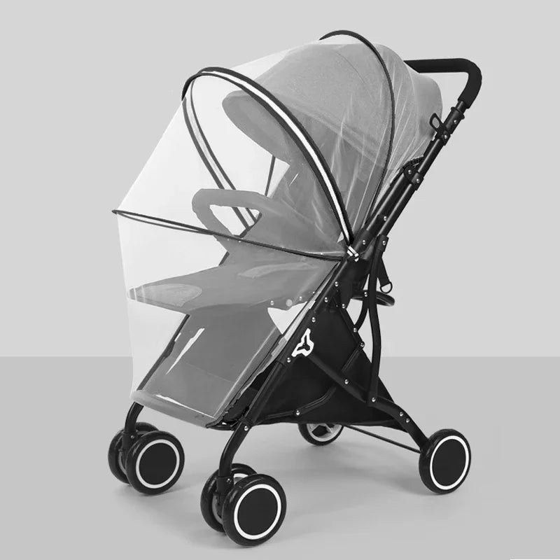 Zipper-Type Fly Protection Baby Crib and Stroller Mosquito Net – Summer Full Coverage - SweetPeaShop
