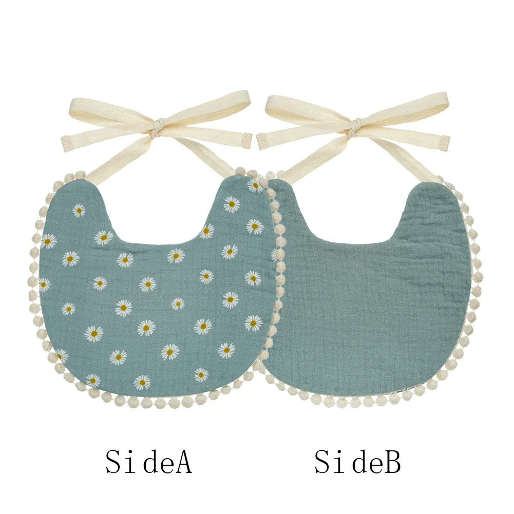 Muslin Cotton Baby Bib – SweetPeaShop Exclusive