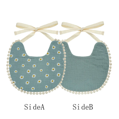 Muslin Cotton Baby Bib – SweetPeaShop Exclusive