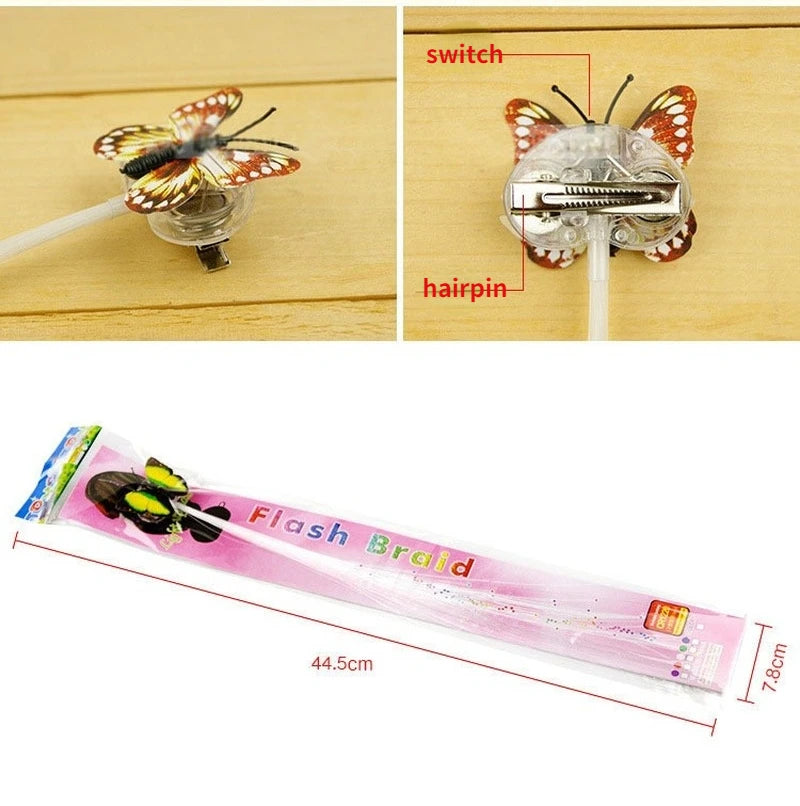 LED Flashing Hair Braid Glowing Hairpin - SweetPeaShop Exclusive