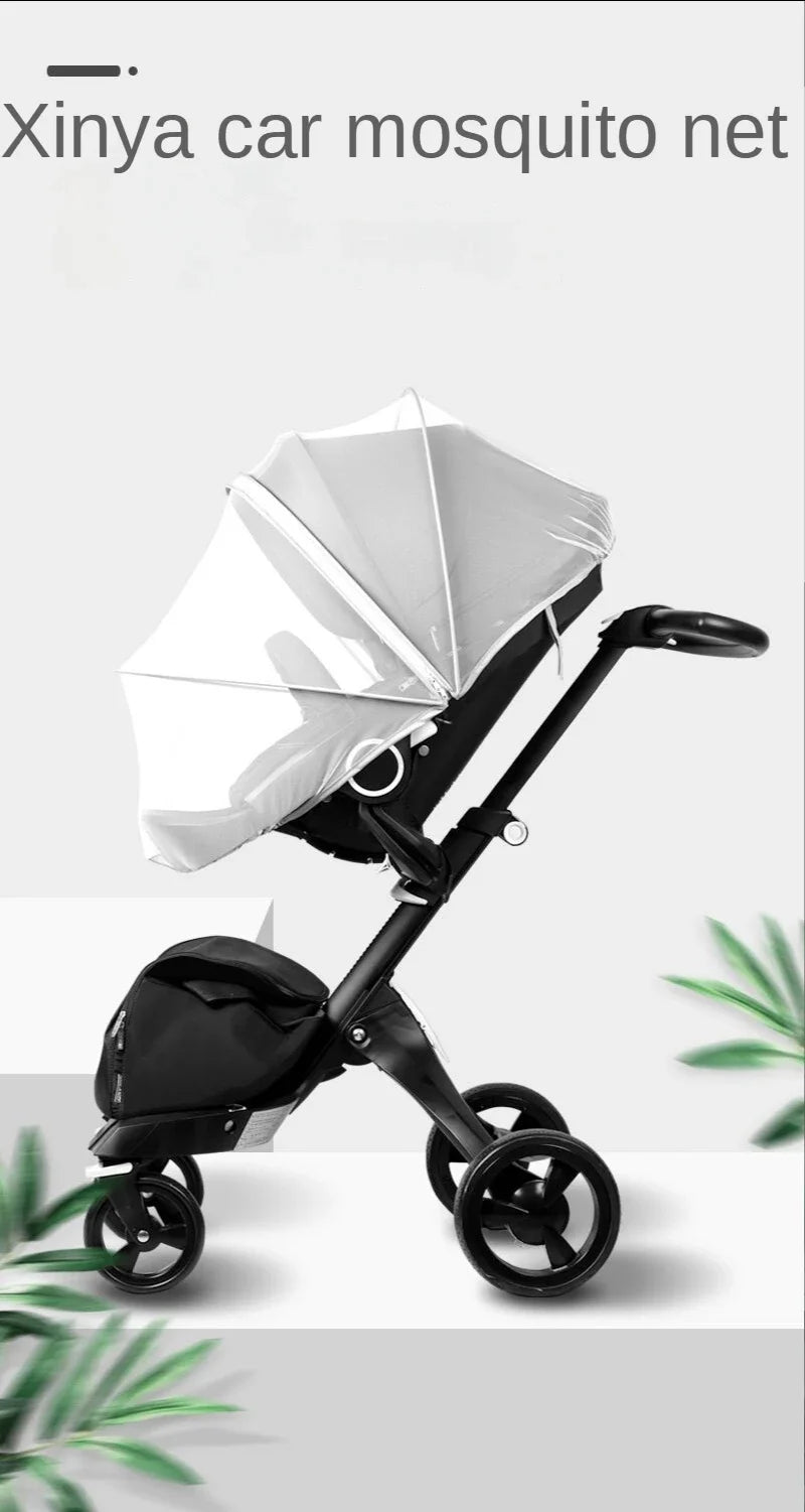 Zipper-Type Fly Protection Baby Crib and Stroller Mosquito Net – Summer Full Coverage - SweetPeaShop