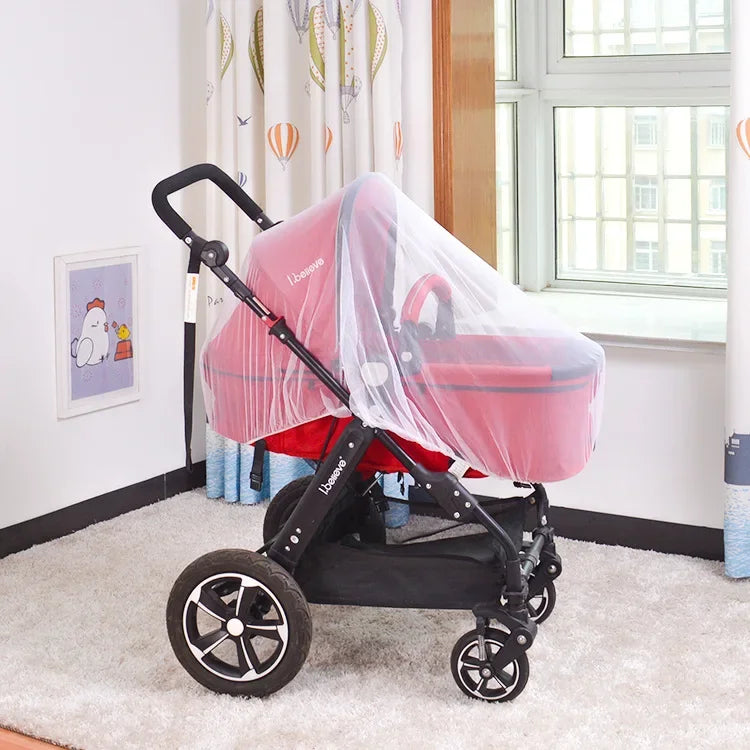 Zipper-Type Fly Protection Baby Crib and Stroller Mosquito Net – Summer Full Coverage - SweetPeaShop