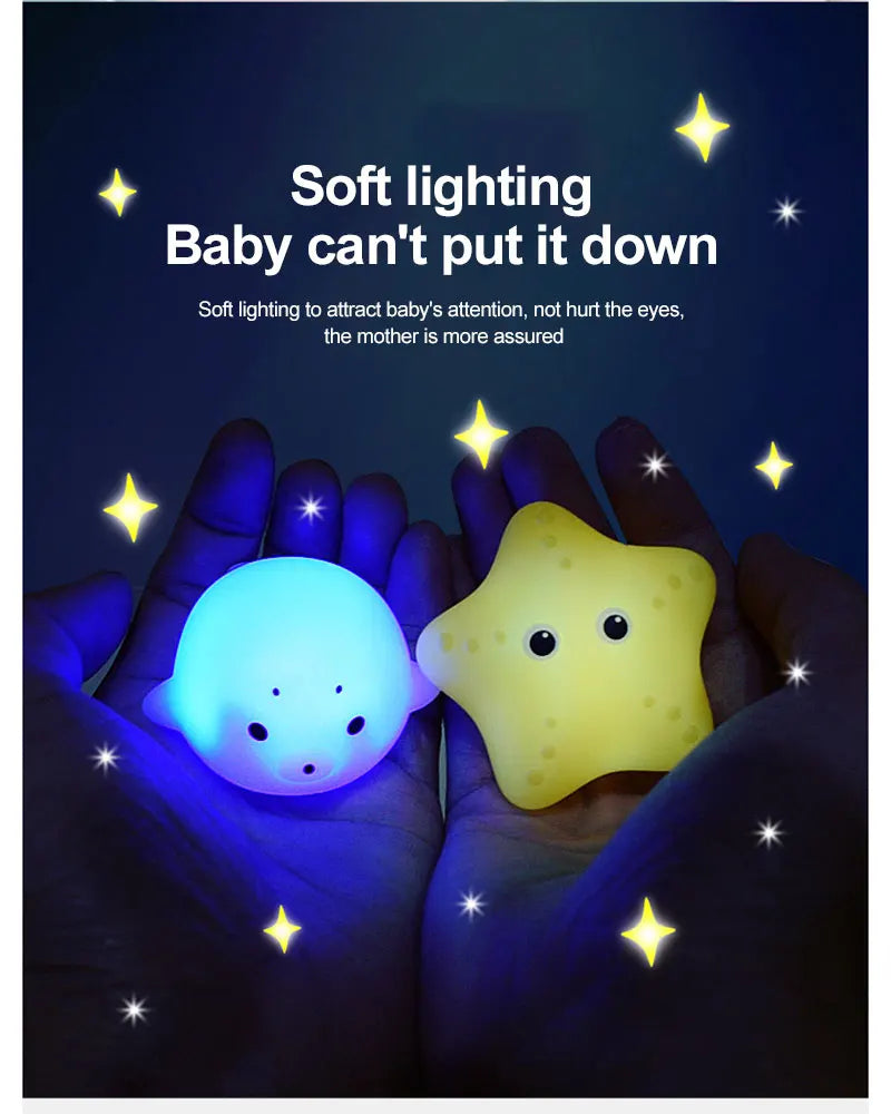 LED Light-Up Baby Bath Toy - Luminous Rubber Duck for Kids - SweetPeaShop Exclusive