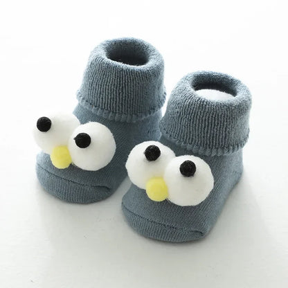 Cozy Cartoon Baby Socks - Anti-Slip Soft Cotton Floor Socks - SweetPeaShop