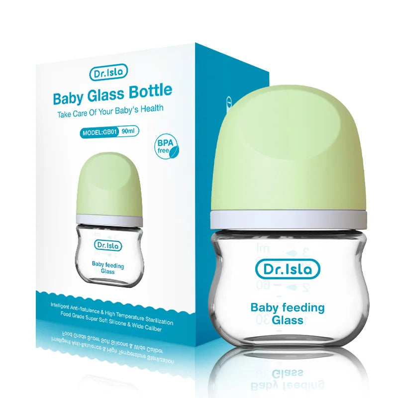 GentleFlow Glass Feeding Bottle - SweetPeaShop Exclusive - SweetPeaShop