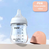 Dr.Isla Glass Newborn Feeding Bottles - 80ML/160ML - Anti-Flatulence Milk Bottle, BPA-Free - SweetPeaShop