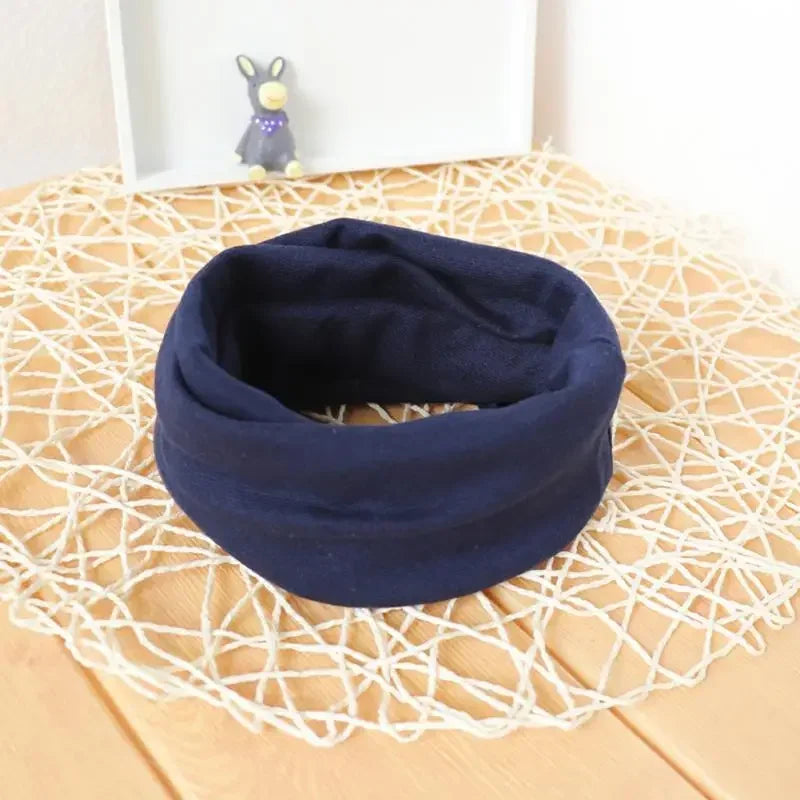 100% Cotton Winter Neck Warmer for Kids - Soft Pullover Bib & Snood Scarf - SweetPeaShop