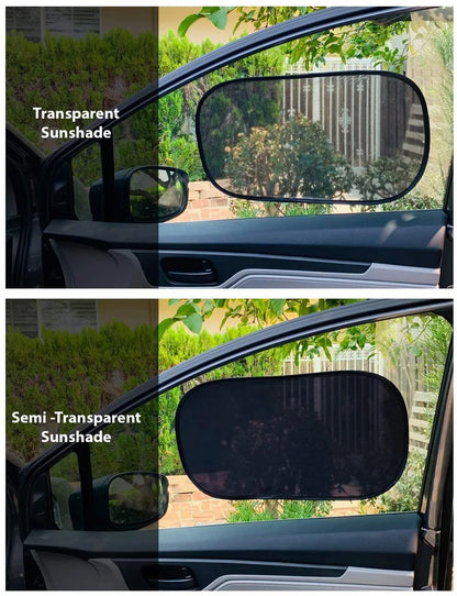 Magnetic UV Protection Car Sun Shade - Baby Window Mesh Visor - SweetPeaShop