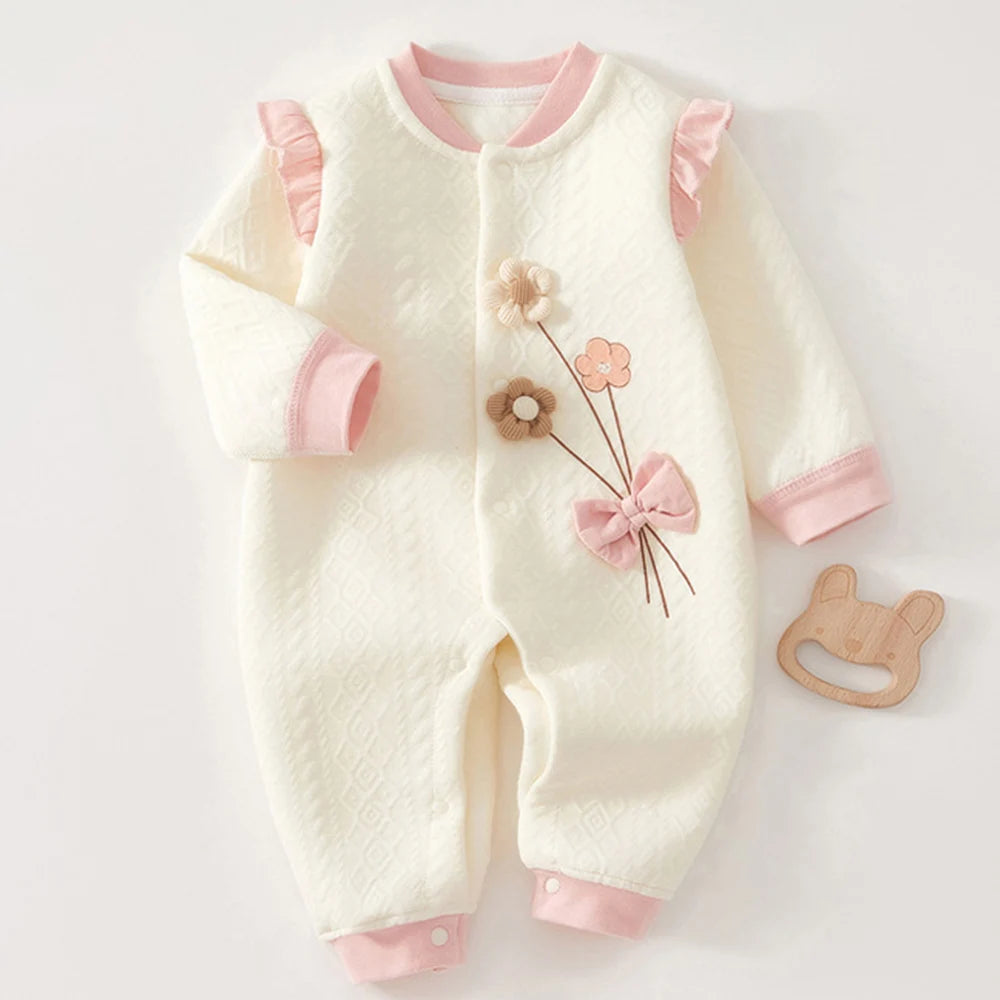 Baby Girl Long Sleeve Romper – SweetPeaShop Exclusive