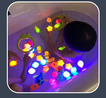 LED Light-Up Baby Bath Toy - Luminous Rubber Duck for Kids - SweetPeaShop Exclusive