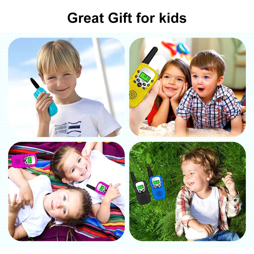 Rechargeable Kids Walkie Talkies - 3km Handheld Radios - SweetPeaShop