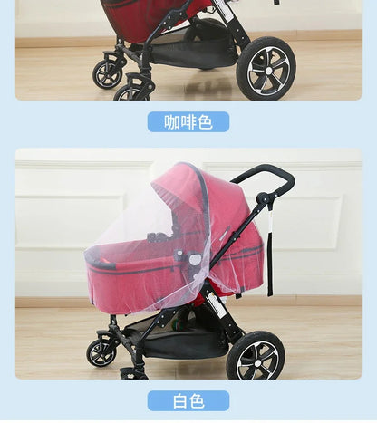 Zipper-Type Fly Protection Baby Crib and Stroller Mosquito Net – Summer Full Coverage - SweetPeaShop