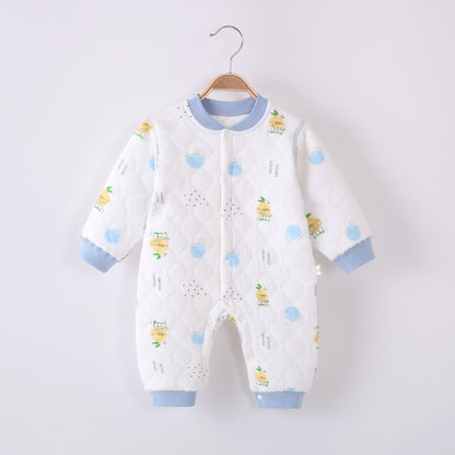 Cozy Cotton Baby Romper - Autumn & Winter Warmth - SweetPeaShop Exclusive