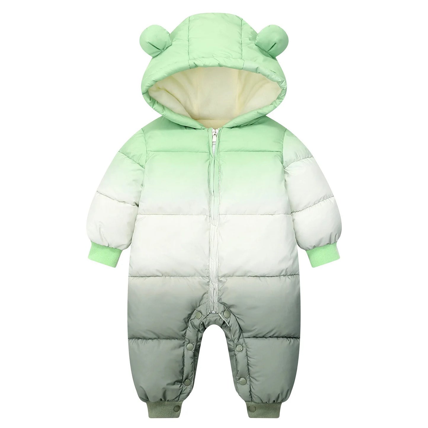 Newborn Baby Winter Warm Hooded Down Romper Jacket Snowsuit – SweetPeaShop Exclusive