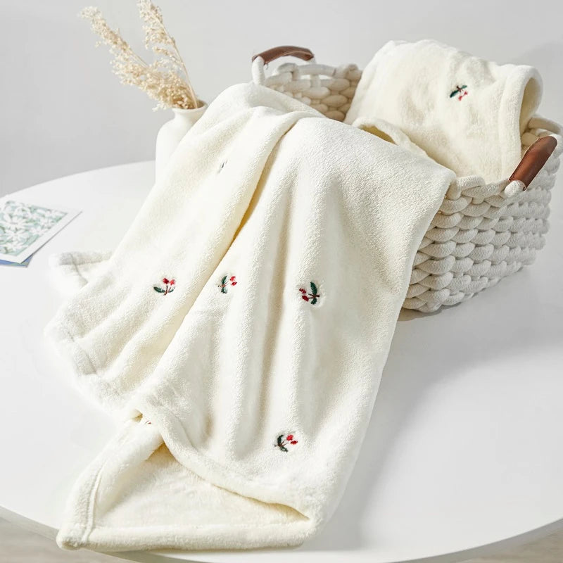 Cozy Winter Fleece Baby Blanket – Newborn Swaddle & Stroller Bedding - SweetPeaShop