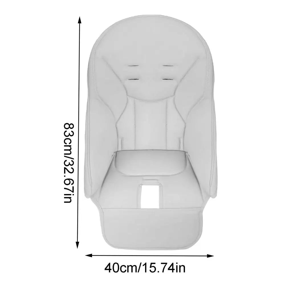 PU Leather Seat Cover With Padding Comfortable For Baby High Chair Cushion - SweetPeaShop