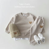 Winter Bear Outfit Set - Toddler Sweatshirt & Pants - SweetPeaShop Exclusive