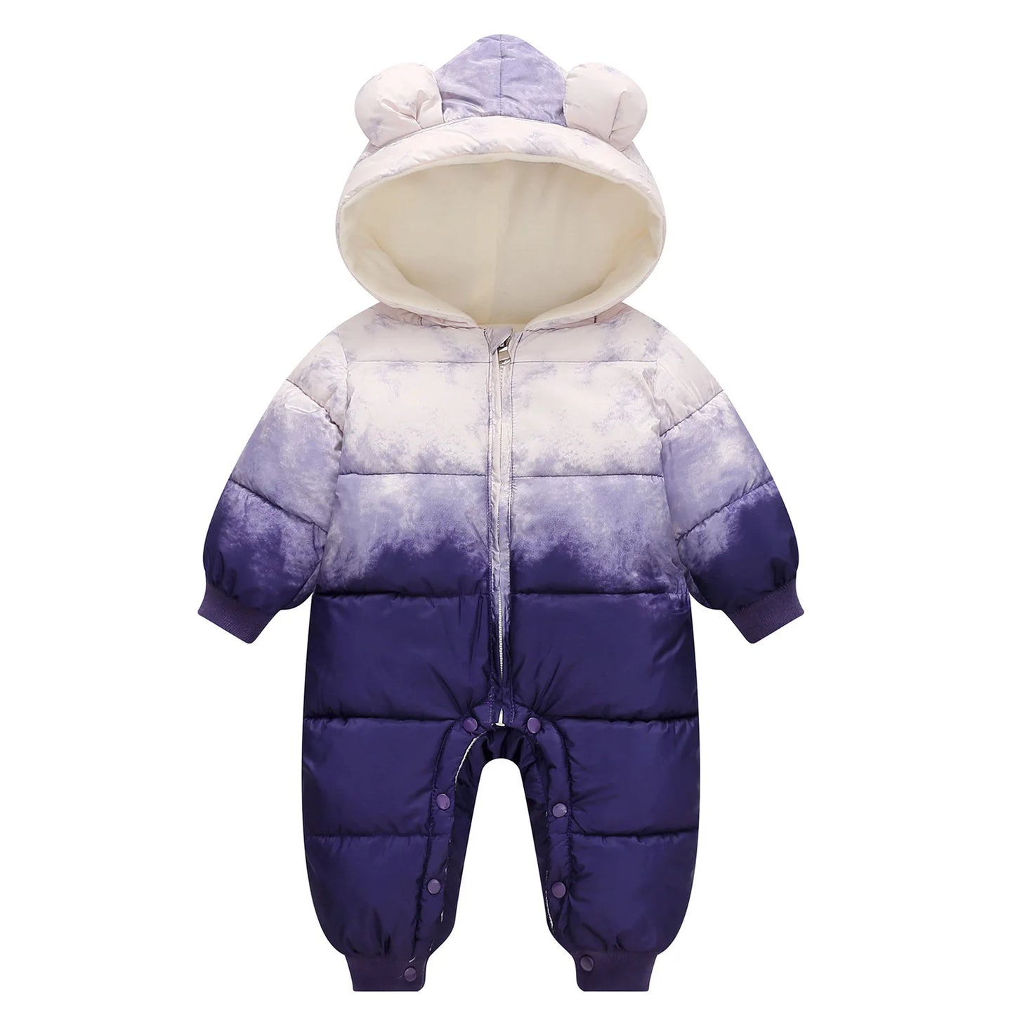 Newborn Baby Winter Warm Hooded Down Romper Jacket Snowsuit – SweetPeaShop Exclusive