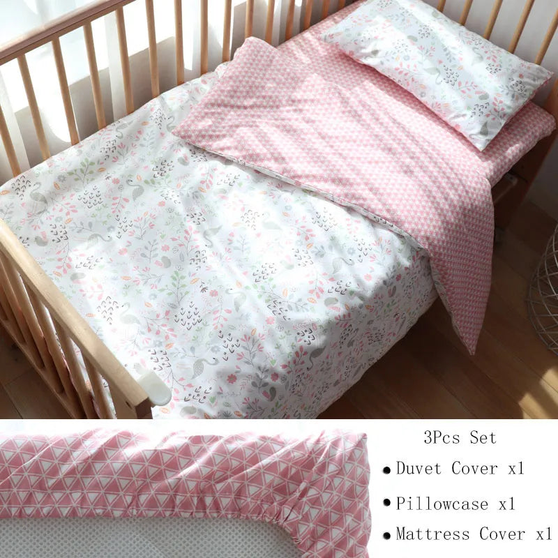 Baby Bedding Set (3pcs)- SweetPeaShop Exclusive - SweetPeaShop