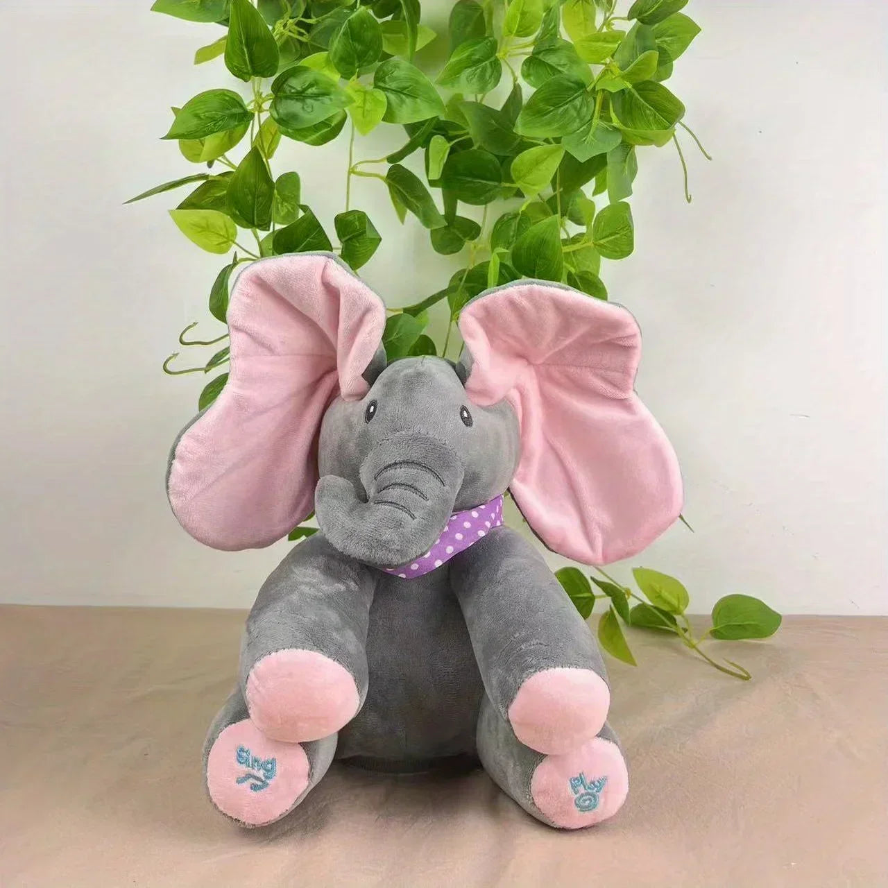 Peekaboo Elephant Plush Toy - SweetPeaShop Exclusive