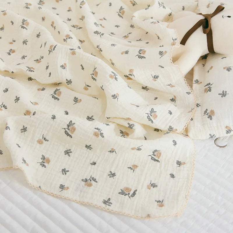 Muslin Baby Blanket- SweetPeaShop Exclusive - SweetPeaShop