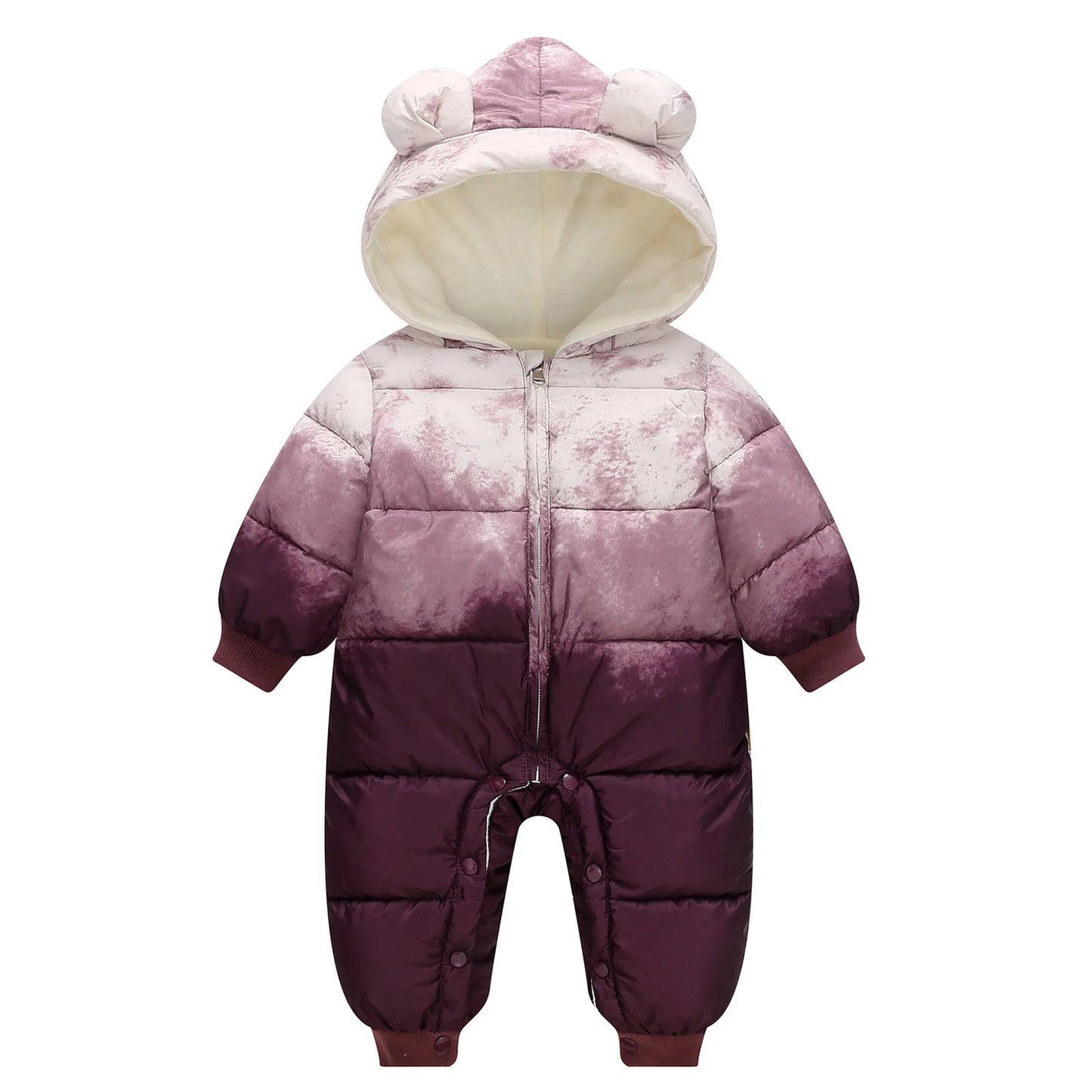 Newborn Baby Winter Warm Hooded Down Romper Jacket Snowsuit – SweetPeaShop Exclusive