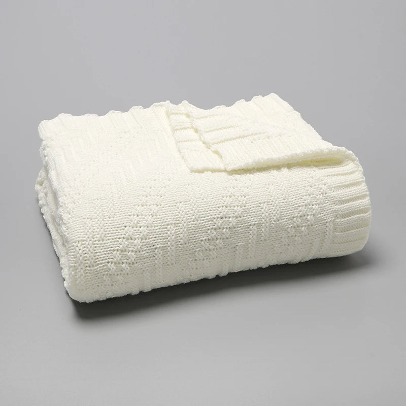 Knitted Baby Blanket- SweetPeaShop Exclusive - SweetPeaShop