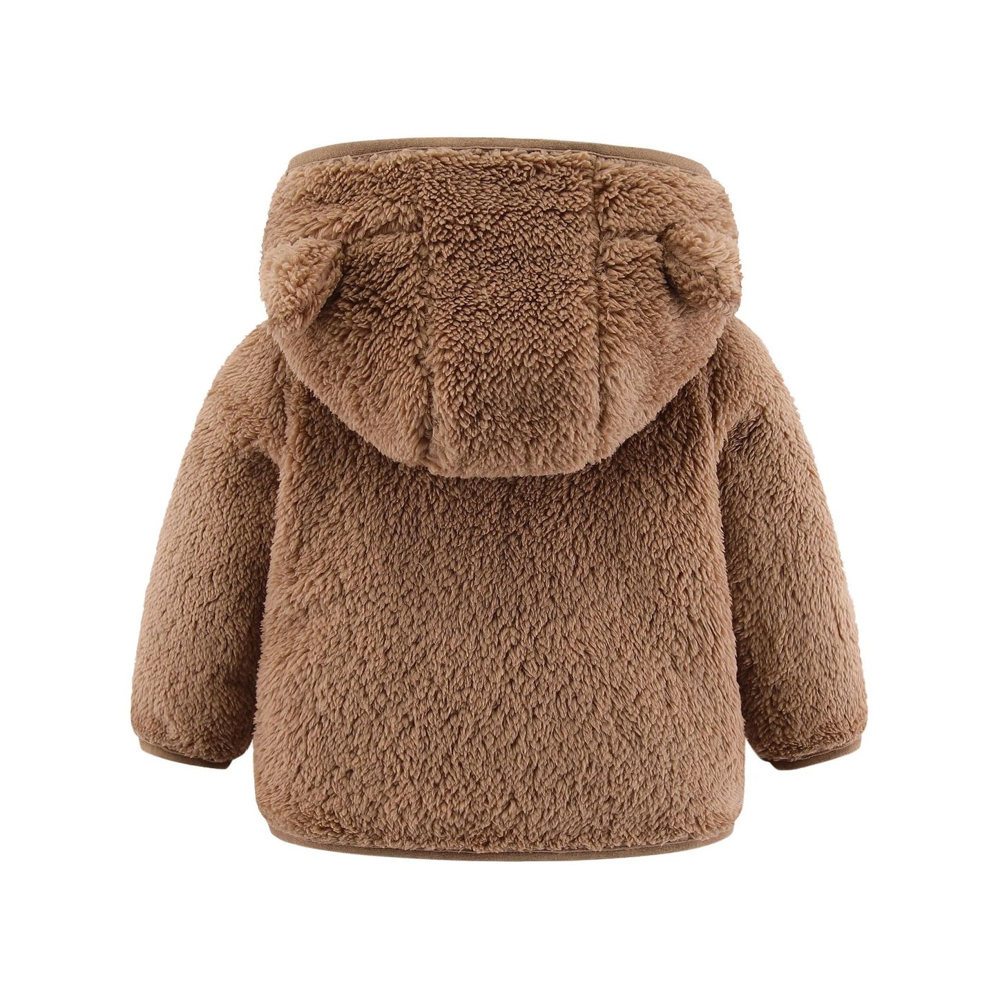 Baby Bear Ears Fleece Jacket - Winter Warmth Outerwear for Toddlers (0-2 Years) - SweetPeaShop