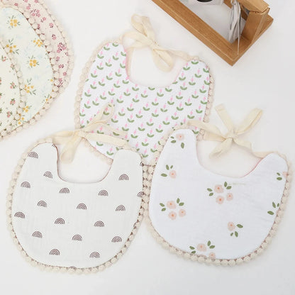 Muslin Cotton Baby Bib – SweetPeaShop Exclusive