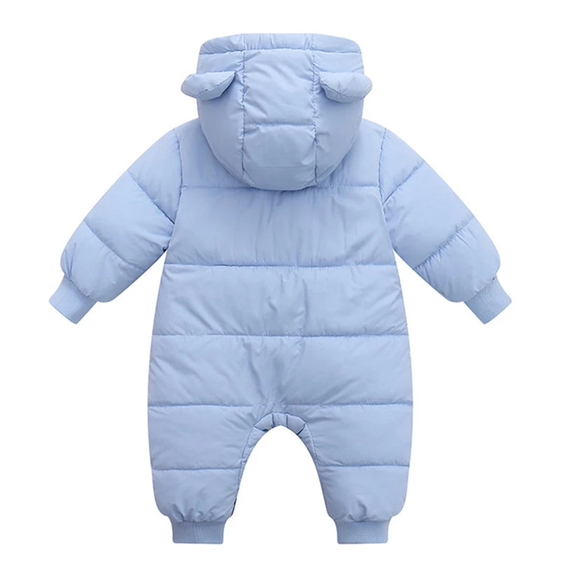 BearFriends Winter Fur Baby Romper Parka - SweetPeaShop