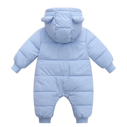 BearFriends Winter Fur Baby Romper Parka - SweetPeaShop