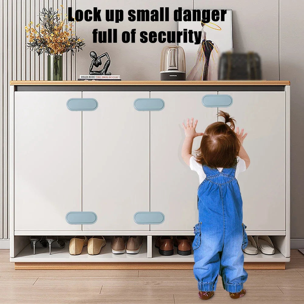 Child Safety Lock - Multi-Functional Cabinet & Drawer Lock for Kids - SweetPeaShop