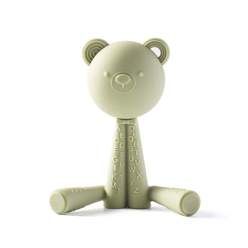 Baby Elephant/ Bear Teether Rattle - SweetPeaShop Exclusive - SweetPeaShop