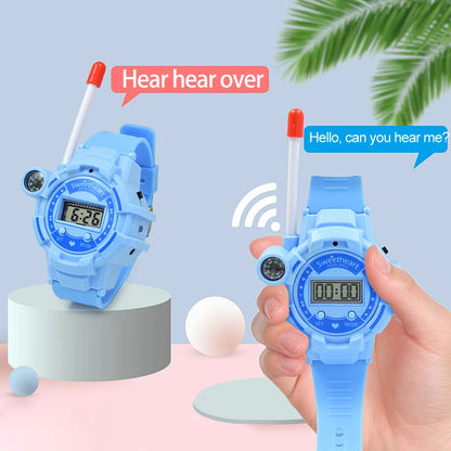 Rechargeable Walkie Talkie Watch for Kids – Interactive Spy Gadget for Indoor & Outdoor Games - SweetPeaShop