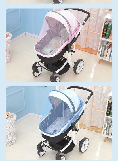 Zipper-Type Fly Protection Baby Crib and Stroller Mosquito Net – Summer Full Coverage - SweetPeaShop