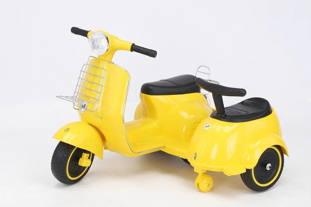 Kids Electric Motorcycle with Remote Control – Double Seat Rechargeable Tricycle for Boys & Girls - SweetPeaShop