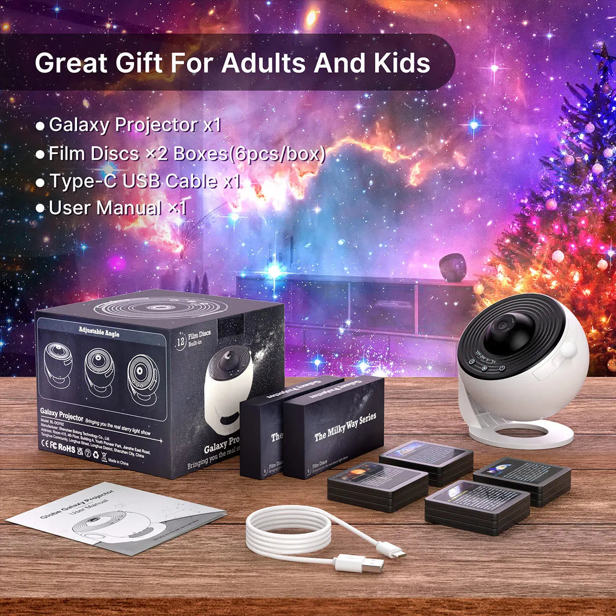 Ultimate Star & Aurora Galaxy Projector – Magical Night Light for Kids - SweetPeaShop