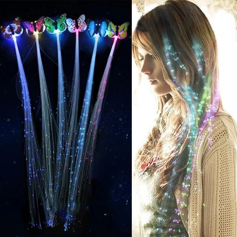 LED Flashing Hair Braid Glowing Hairpin - SweetPeaShop Exclusive