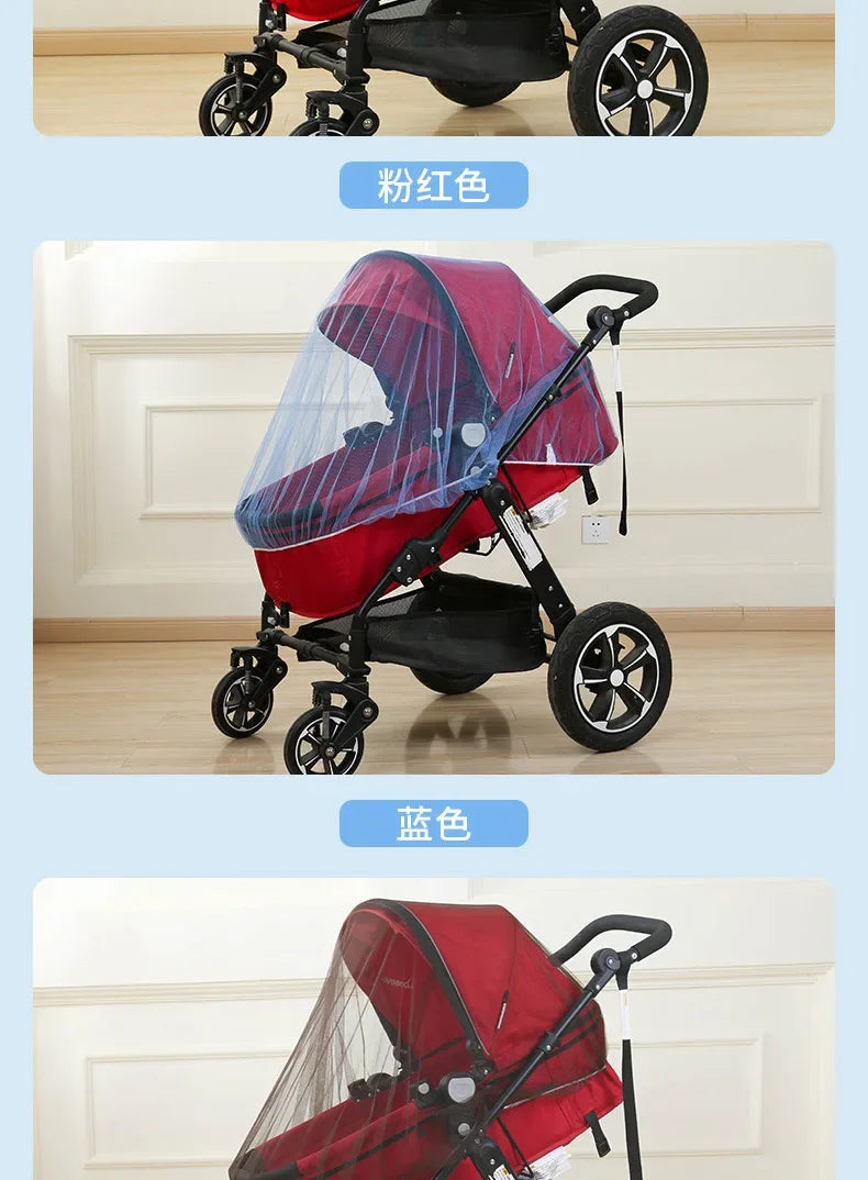 Zipper-Type Fly Protection Baby Crib and Stroller Mosquito Net – Summer Full Coverage - SweetPeaShop