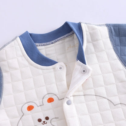 Cozy Cotton Baby Romper - Autumn & Winter Warmth - SweetPeaShop Exclusive