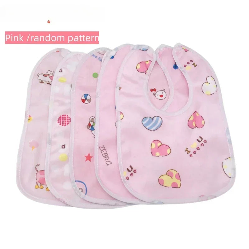 Cartoon Cotton Waterproof Baby Bib - SweetPeaShop Exclusive