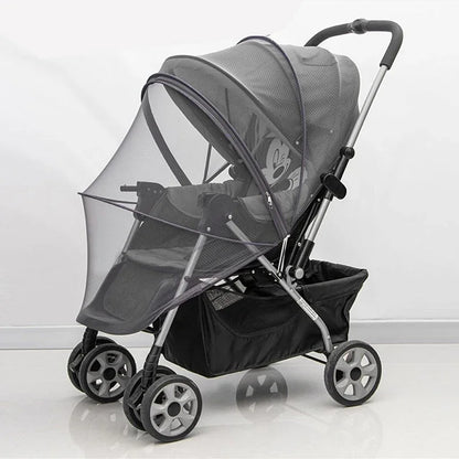 Zipper-Type Fly Protection Baby Crib and Stroller Mosquito Net – Summer Full Coverage - SweetPeaShop
