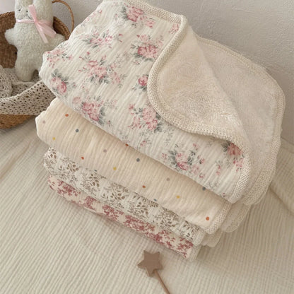 Winter Baby Muslin Blanket- SweetPeaShop Exclusive - SweetPeaShop