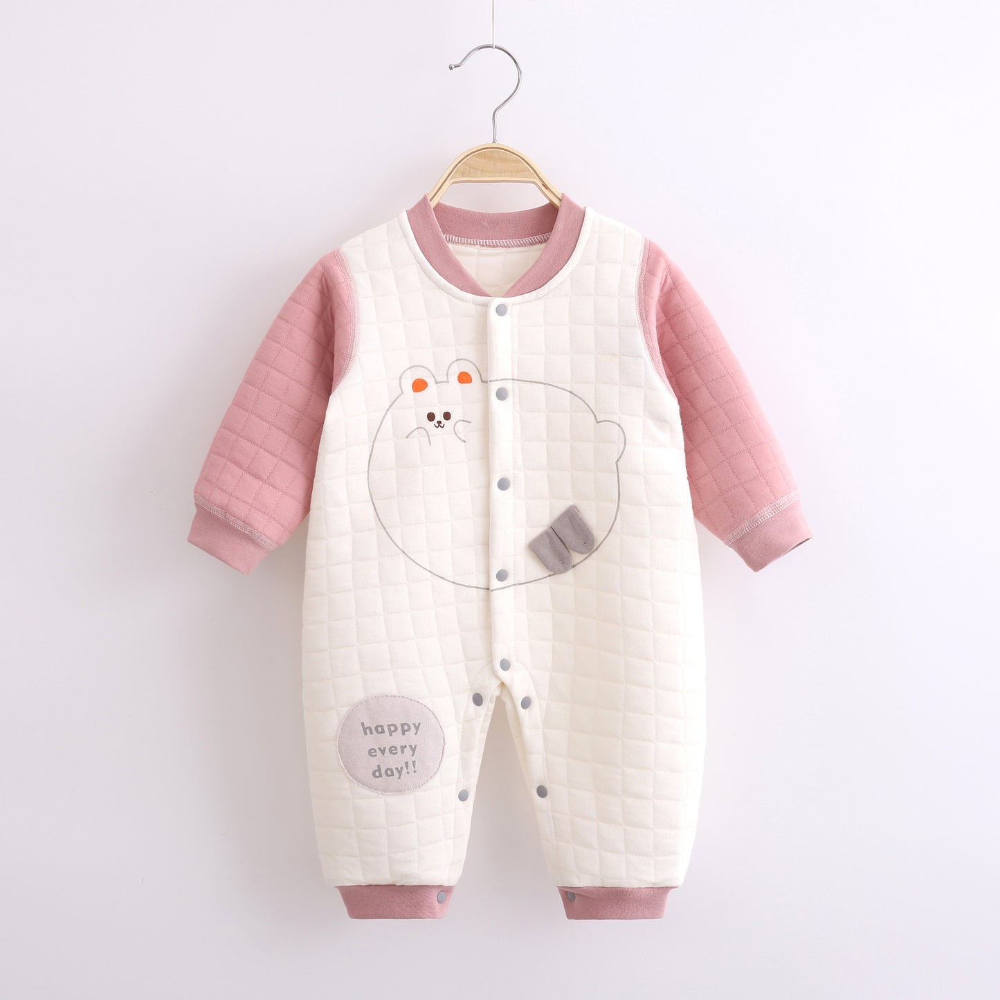 Cozy Cotton Baby Romper - Autumn & Winter Warmth - SweetPeaShop Exclusive